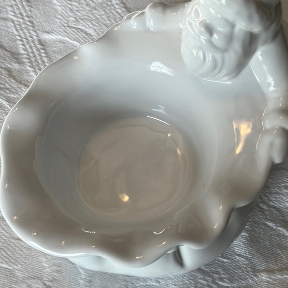 Williams and Sonoma Santa white candy dish in perfect condition - Picture 3 of 5